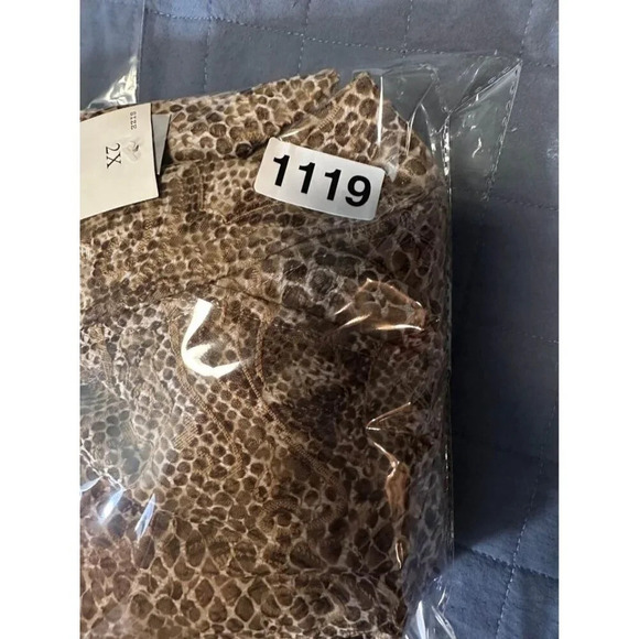CATHERINES Jacket Size 2X 22/24W Casual Reptile Print Open Front Stylish #1119 - Picture 9 of 9